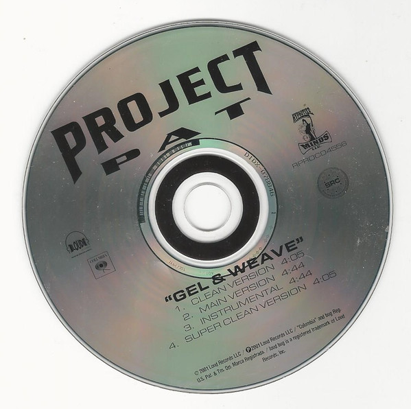 Project Pat – Gel & Weave (2001, CD) - Discogs