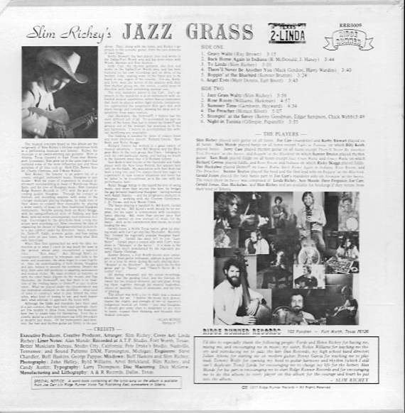 télécharger l'album Slim Richey's Jazz Grass - Jazz Grass