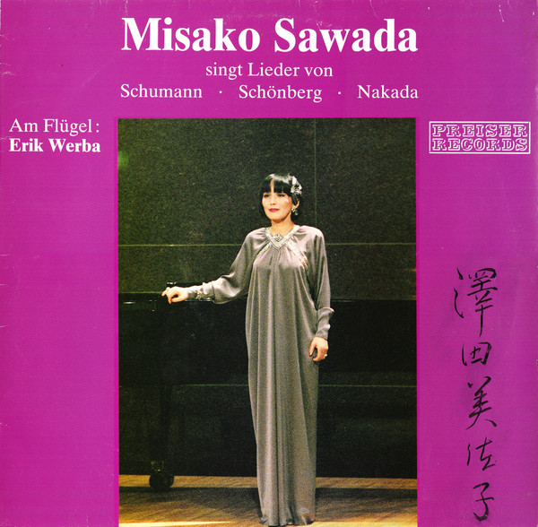 last ned album Misako Sawada - Singt Lieder Von Schumann Schönberg Nakada