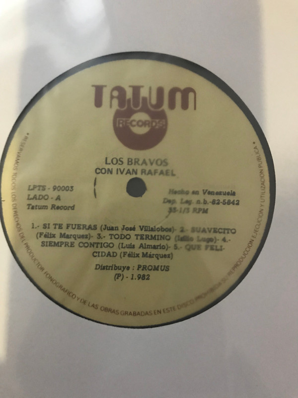 baixar álbum Los Bravos Con Ivan Rafael - Los Bravos Con Ivan Rafael