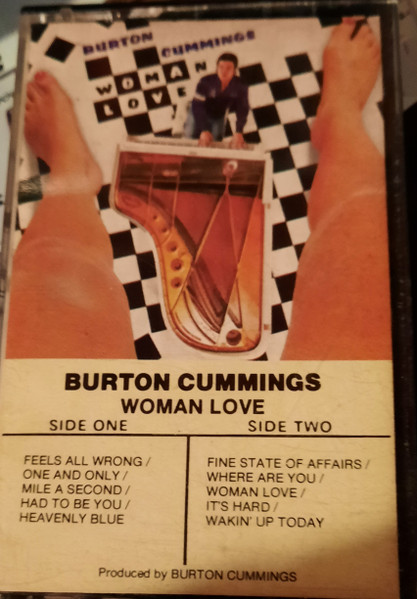 Burton Cummings Woman Love 1980 Cassette Discogs