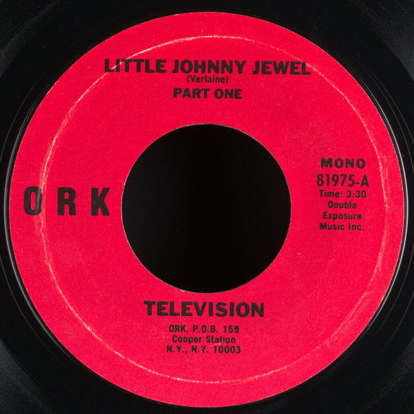 Television – Little Johnny Jewel (1975, Vinyl) - Discogs