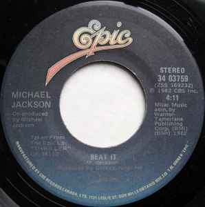 dividir Feudo Célula somatica Michael Jackson – Beat It (1983, Vinyl) - Discogs