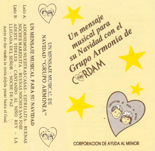  Grupo Armonia Cordam – Un Mensaje Musical de Navidad ( , Cassette)
