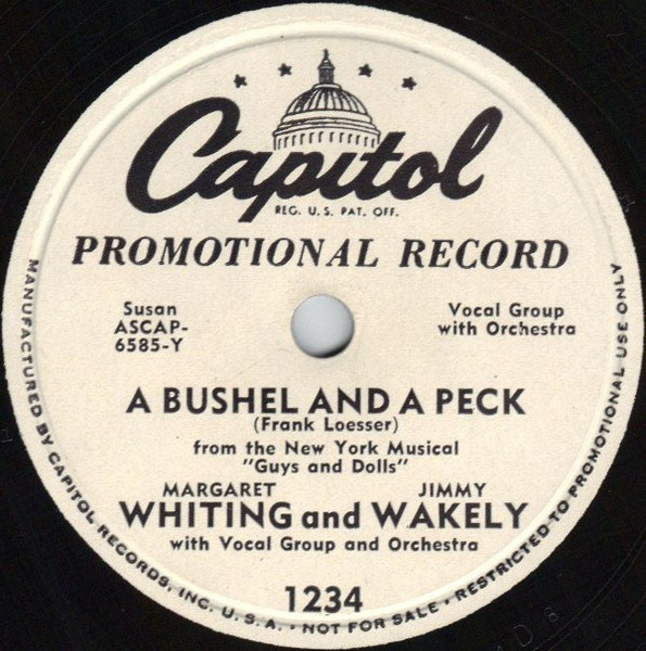 Margaret Whiting And Jimmy Wakely – A Bushel And A Peck (1950