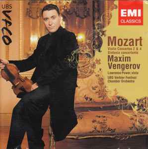 Portada de album Wolfgang Amadeus Mozart - Violin Concertos 2 & 4 / Sinfonia Concertante