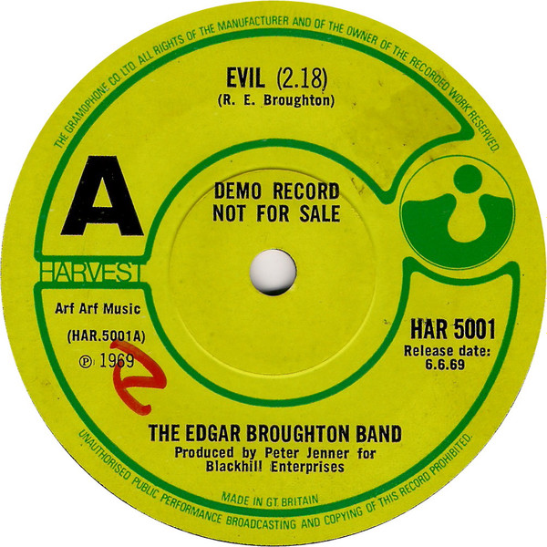 The Edgar Broughton Band – Evil (1969, Vinyl) - Discogs