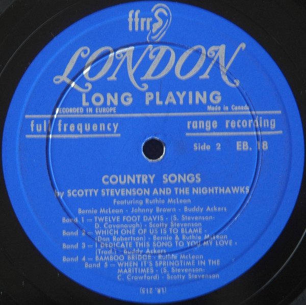 lataa albumi Scotty Stevenson And The NightHawks - Country Songs