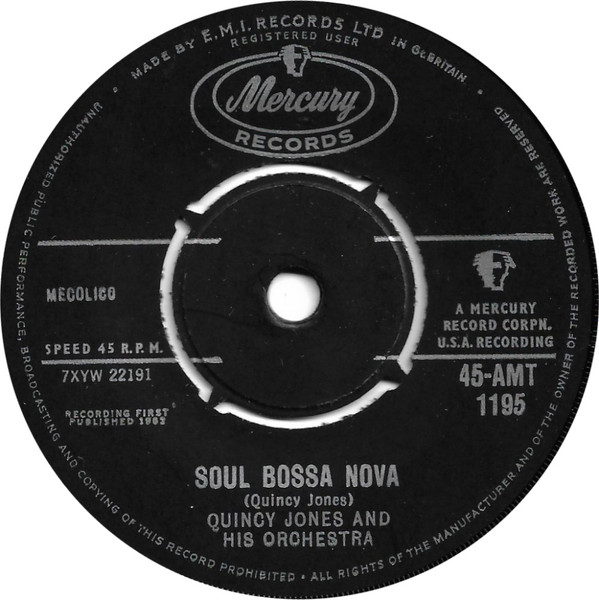 タイムセール！】 Jones-Soul Quincy Bossa EPレコード 7インチ Nova 