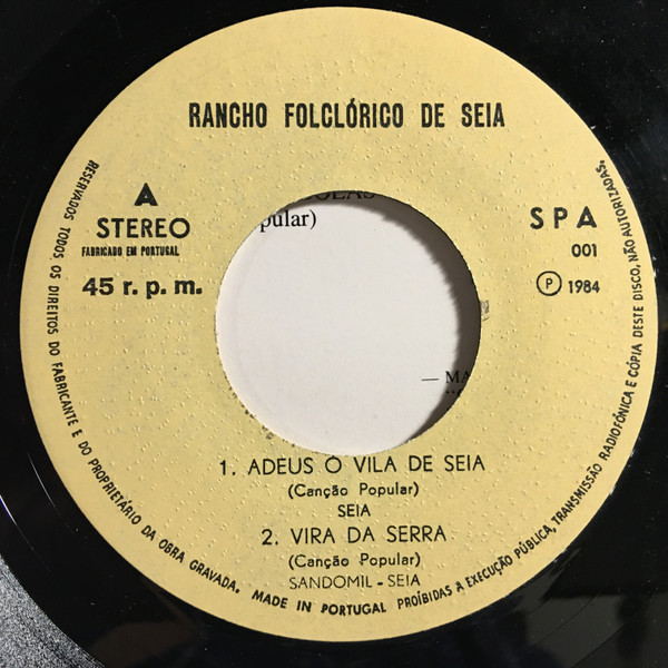 Album herunterladen Rancho Folcolórico Se Seia - Adeus ó Vila de Seia