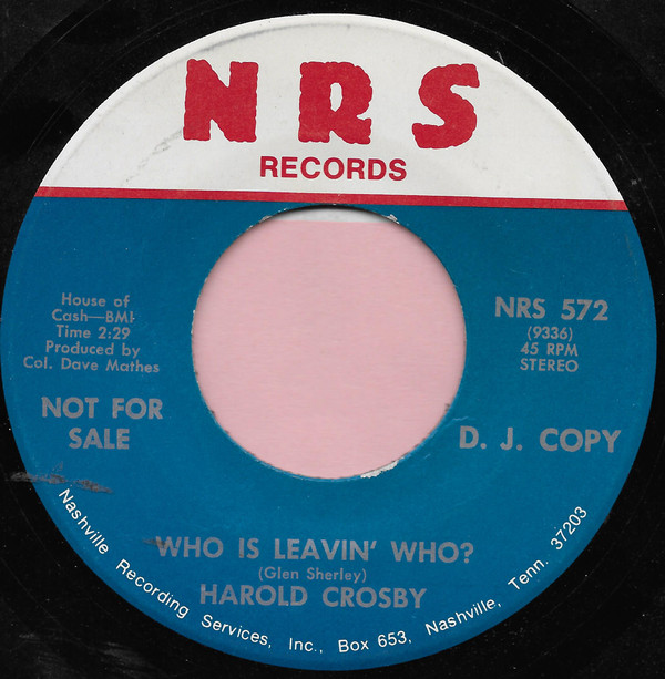 baixar álbum Harold Crosby - Who Is Leavin Who Win A Few Lose A Few