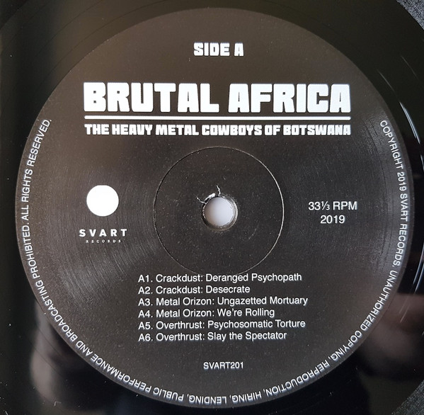 last ned album Various - Brutal Africa The Heavy Metal Cowboys Of Botswana