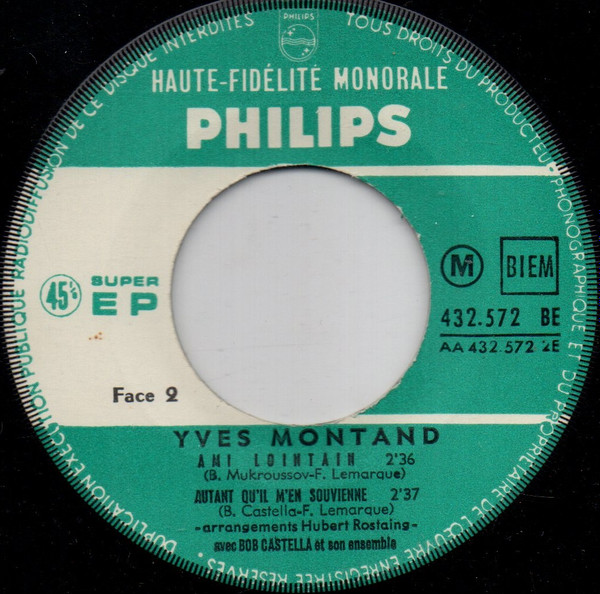 lataa albumi Yves Montand - Aimez Vous Brahms Quand Tu Dors Près De Moi