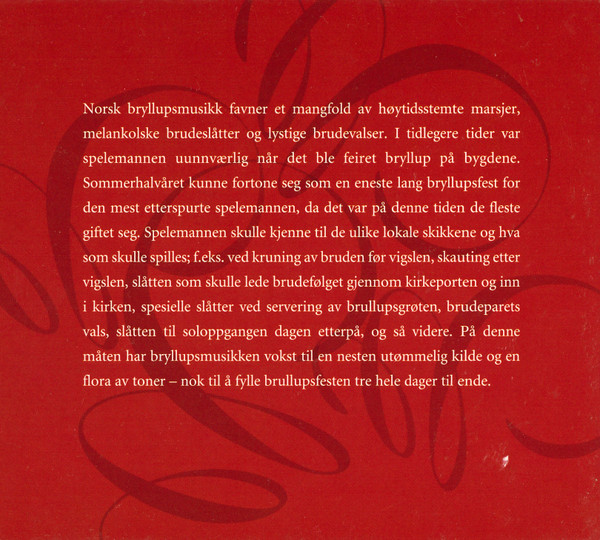 baixar álbum Various - Tre Dager Til Ende Bryllupsmusikk Fra Hele Landet