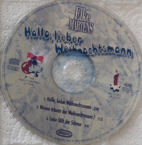 baixar álbum Elke Martens - Hallo Lieber Weihnachtsmann