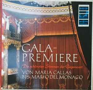 Gala Premiere, Die Schönsten Stimmen Der Gegenwart (Vinyl, LP, Limited Edition, Mono) 판매