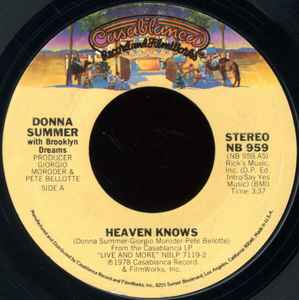 Donna Summer - Heaven Knows album cover