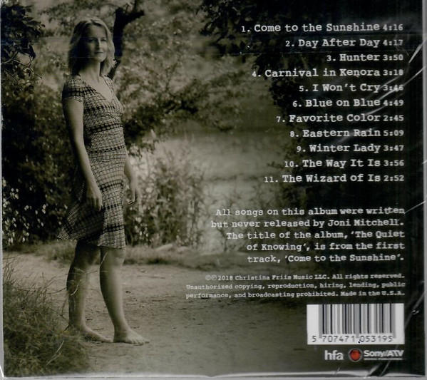 baixar álbum Christina Friis - The Quiet Of Knowing Joni Mitchell Unknown