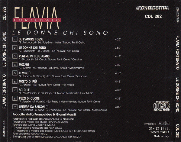 lataa albumi Flavia Fortunato - Le Donne Chi Sono