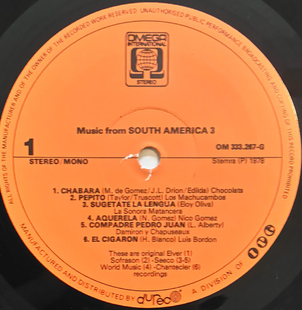 descargar álbum Various - Music From South America 3