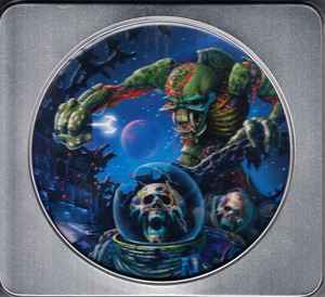  Edición limitada CD disco de platino  Iron Maiden   LP número de la bestia 