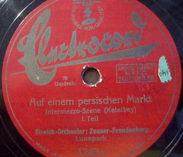 télécharger l'album StreichOrchester ZeunerFreudenberg - Auf Einem Persischen Markt