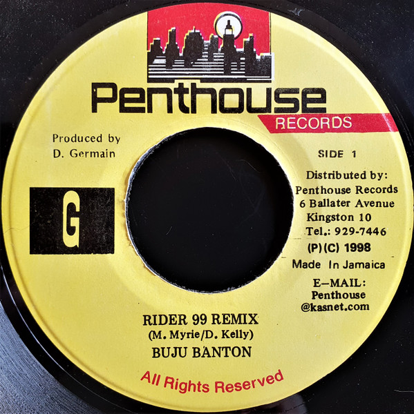 Buju Banton – Rider 99 Remix (1998, Vinyl) - Discogs