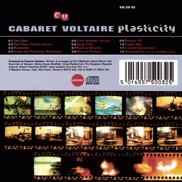 Cabaret Voltaire – Plasticity (1992, CD) - Discogs