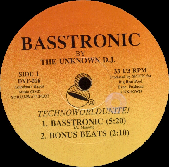 The Unknown D.J. – Basstronic (Vinyl) - Discogs