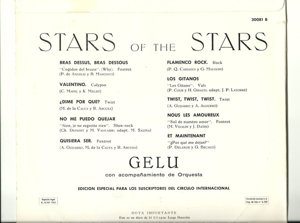 télécharger l'album Gelu - Stars Of The Stars