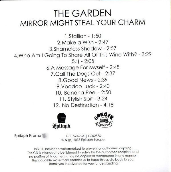 ladda ner album The Garden - Mirror Might Steal Your Charm