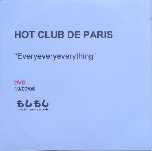 Hot Club De Paris – Everyeveryeverything (2006, Vinyl) - Discogs