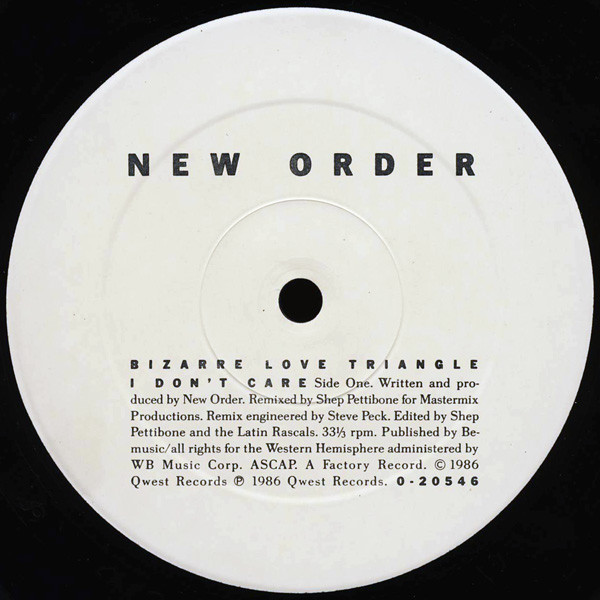 descargar álbum New Order - Bizarre Love Triangle