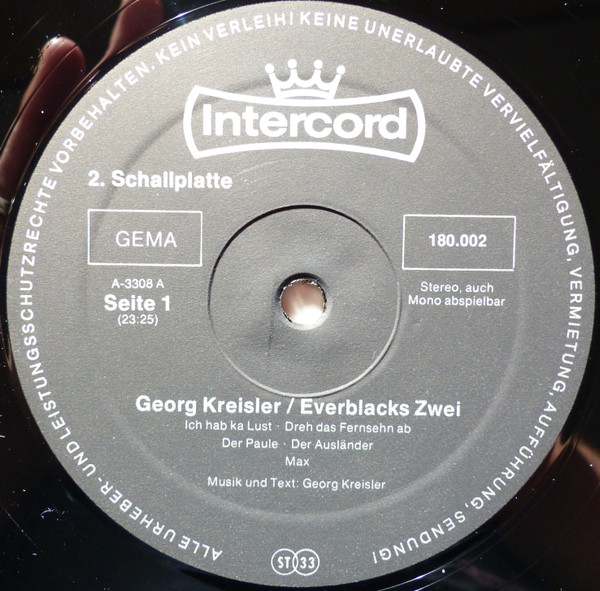 télécharger l'album Georg Kreisler - Everblacks Zwei