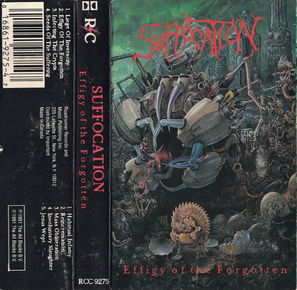 Suffocation – Effigy Of The Forgotten (1991, Cassette) - Discogs