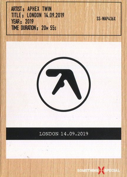 Aphex Twin – London 14.09.2019 (2019, Vinyl) - Discogs