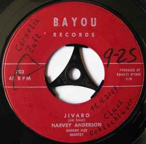 Harvey Anderson - Jivaro / Monday Night At 8 P.M. album cover