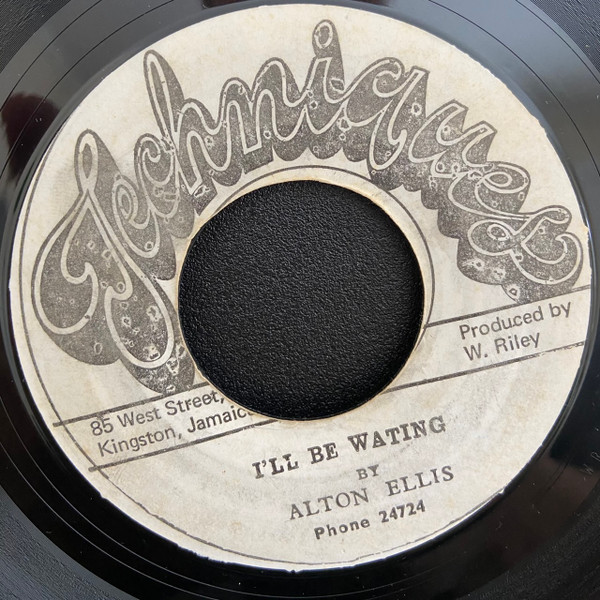 Alton Ellis / Techniques All Stars – I'll Be Waiting (1970, Vinyl