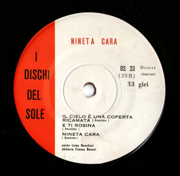 baixar álbum Luisa Ronchini - Nineta Cara Canzoni Popolari Veneziane
