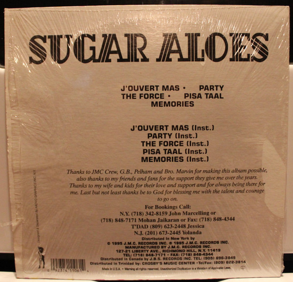 lataa albumi Sugar Aloes - Jouvert Mas