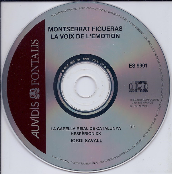 ladda ner album Montserrat Figueras - La Voix De LEmotion The Voice Of Emotion Portrait