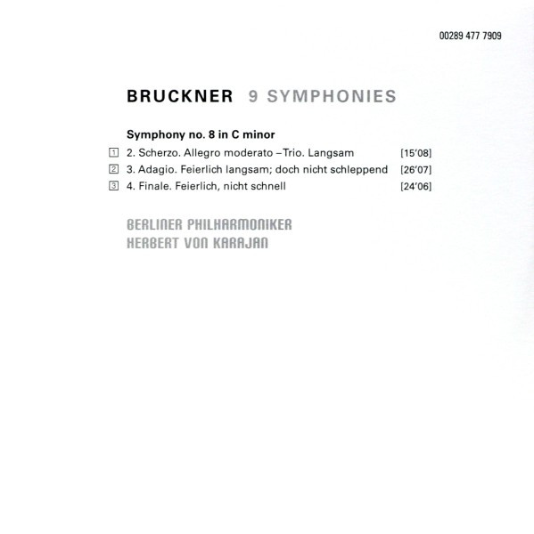 ladda ner album Bruckner Karajan, Berliner Philharmoniker - 9 Symphonies