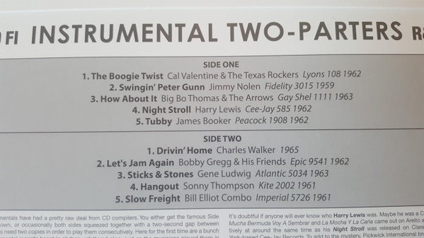 Various - Mighty Instrumentals R&B Style Two-Parters | Rhythm & Blues Records (R&B17) - 3