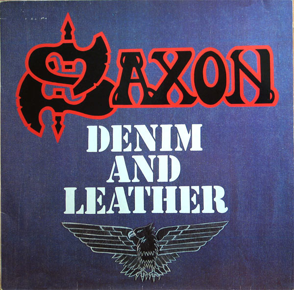 Обложка конверта виниловой пластинки Saxon - Denim And Leather