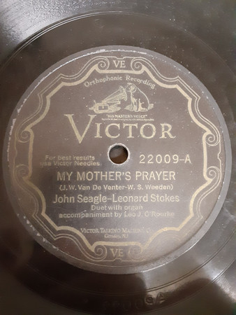 last ned album John Seagle Leonard Stokes - My Mothers Prayer Softly And Tenderly