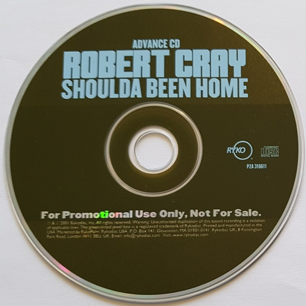 Album herunterladen Robert Cray - Shoulda Been Home