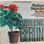 Cover of Marlene Dietrich's Berlin , 1971, Vinyl