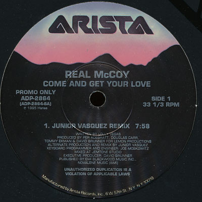 COME AND GET YOUR LOVE LYRICS by REAL MCCOY: Come and get your