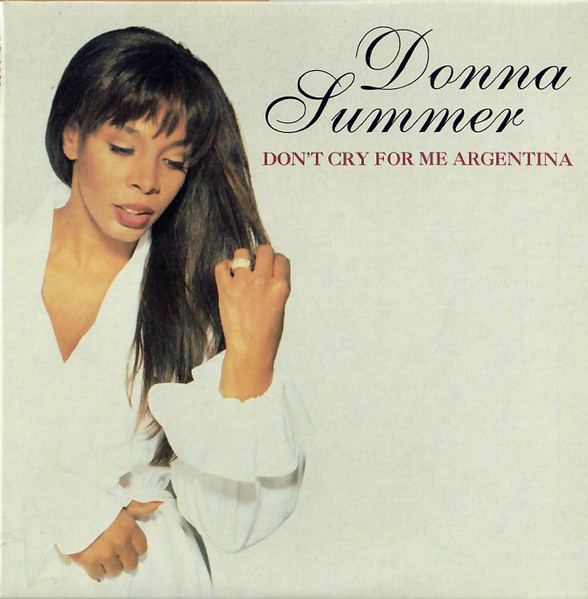 Donna Summer – Don't Cry For Me Argentina (1993, CD) - Discogs