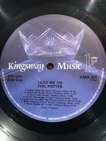 Phil Potter - Lead Me On | Kingsway Music (KMR 321) - 3